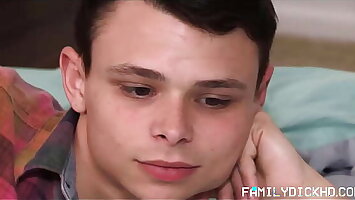 Twink Stepson Fucked By Stepdad After Finding Homemade Porn Of step - Austin Lock, Alex Killian